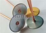 4" Galvanized Steel Cup Head Weld Pins With Paper Washer Used For Fastening