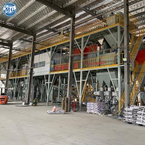 Wholesale Wall Putty Tile Glue Mixing Machine Dry Mortar Batching And Packing Plant from china suppliers