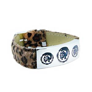 Wholesale Europ American Fashion Trendy Stainless Steel Geniune PU Leather Bracelet Bangle LBL04 from china suppliers