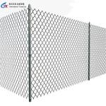 Pressure Treated Wood Type Heat Treated Chain Link Fence for Temporary Outdoor