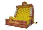 Egyptian Pharaoh Rock Climbing Bounce House , Yellow Inflatable Climbing