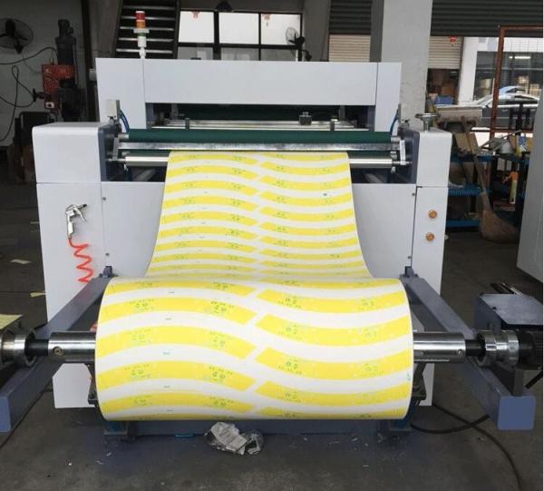 Flat Creasing Paper Plate Die Cutting Machine , High Speed Paper Cup Cutting