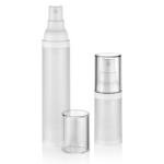 High-Ended 50ml Transparent Airless Bottle For Cream Liquid Personal Care
