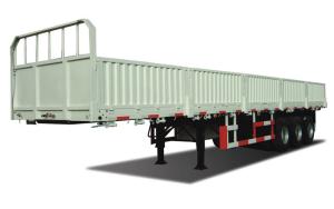 Wholesale 3 Axle Low Deck Gooseneck Trailer 60 Ton Cargo Semi Trailer Lowboy Flatbed from china suppliers