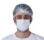 15GSM V101 Disposable Non Woven PP Clip Strip Bouffant Hairnet Mob Cap with