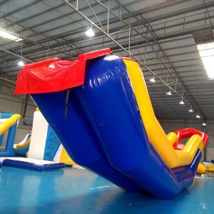 Wholesale Durable PVC Tarpaulin Long Inflatable Water Slide For Seaside from china suppliers