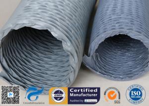 Wholesale 6&quot; Grey PVC Coated Fiberglass Fabric Flexible Air Duct For Fume Extraction from china suppliers