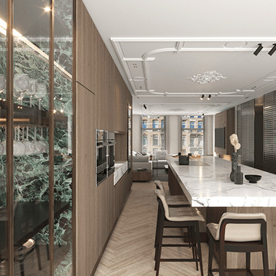 Built In Island And Custom Modular High End Kitchen Cabinets For Commercial Kitchen And Home Renovation Projects