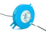 60RPM Flat Disc Pancake Slip Ring 4 Circuits 10A 25.4mm