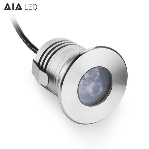 3W Round RGB DC12V Stainless steel +aluminum IP68 LED Underwater light led pool