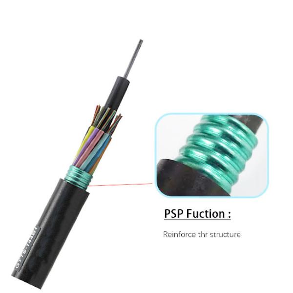 GYTS with Water-blocking tape 36 72 96 Core Armored Fiber Optic Cable for