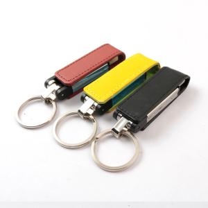 Wholesale 2.0 3.0 PU Leather Customized Usb Flash Drives 32GB 256GB Embossing Logo from china suppliers