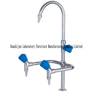 Wholesale Deck Mounted Laboratory Fittings , Chemical Resistant SS Laboratory Water Faucets from china suppliers