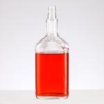 Customized 550ml 750ml Glass Wine Bottle with Metal Screw Cap and Customized