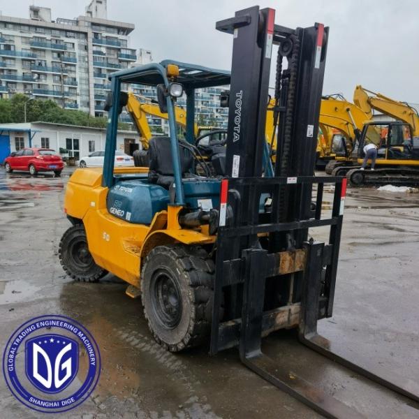 Origin Japan 5ton Used Toyota Forklift Toyota 5Ton Secondhand Toyota Forklift