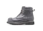 High Cut Industrial Full Grain Leather Goodyear Welted Dress Shoes With Steel