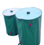 Flexible 100L Collapsible PVC Water Butt Rain Barrel For Garden Rainwater