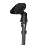 Black Heavy Metal Base 190cm M01 Boom Arm With Mic