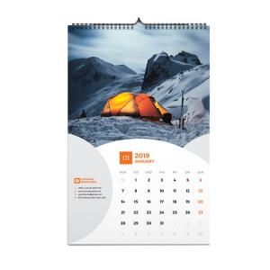 Wholesale 12 Months Custom Calendar Printing , Full Color Custom Wall Calendars With Hanger from china suppliers
