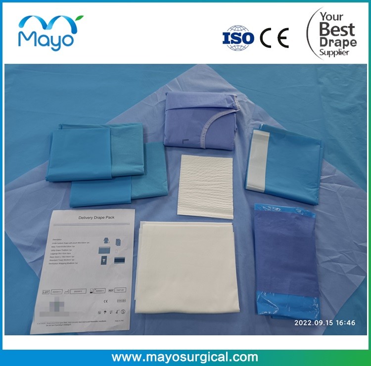 SMMS SMMMS Obstetrics Drapes Gyne Delivery Drape Pack Gynaecology