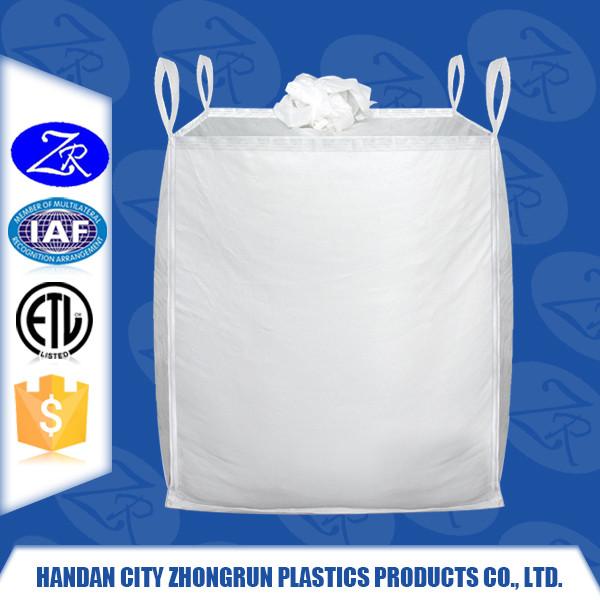 Big capacity big bags 1500kg, construction use jumbo bag cement packing, durable