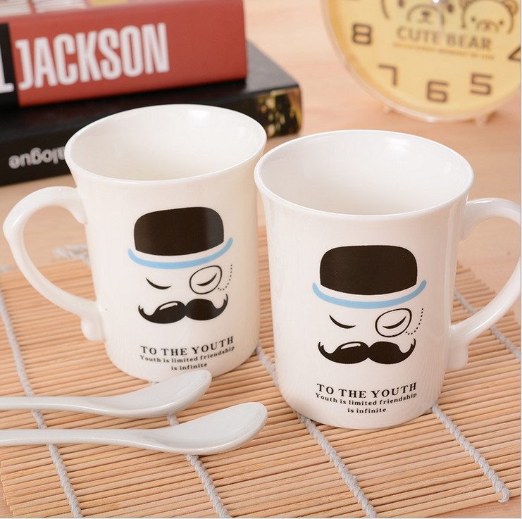 Daily use customized ceramic eco friendly travel mug with silicone base