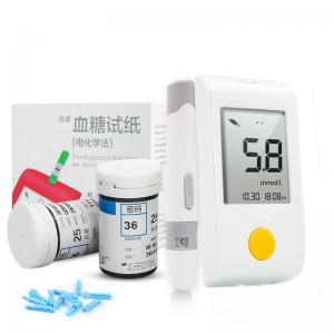 China Convenient Electronic Blood Glucose Test Meter 1µl Alarm Clock Reminding on sale