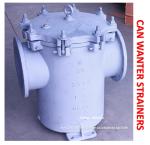 MARINE CAN WATER STRAINER S-TYPE 5K-350A JIS F7121 BODY-CAST IRON FILTER