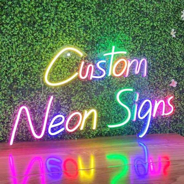 Wedding Party LED Neon Sign 6mm 8mm 10mm RGB Backboard Type Commercial Neon