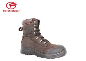 Wholesale Delta Force Police Security Leather Safety Shoes , 8 Inch Rubber Sole Shoes For Work from china suppliers