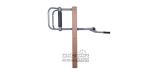 outdoor exercise equipment park wood outdoor waist and back massager