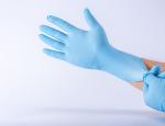 Blue Medical Disposable Powder Free Nitrile Gloves S M L XL For Examination