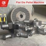Electric Motor Flat Die Pellet Mill For Various Pellet Molds