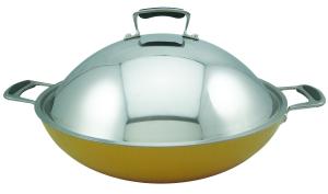 Wholesale PORCELAIN ENAMELLED NON-STICK WOK from china suppliers