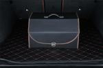 Car Trunk Organizer Box Storage Bag PU Leather Folding Auto Collapsible Cargo