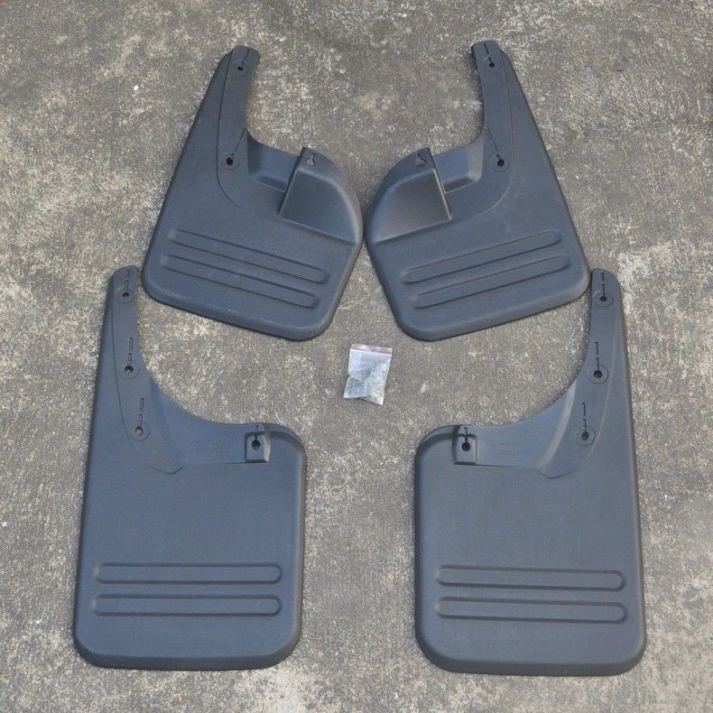 Plastic PP Toyota Hilux Vigo 2009 Mud Guards , OE Style Splash Guards Mud Flaps