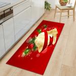 Red Bells Long Kitchen Standing Mat Nonslip Bedroom Floor Carpets