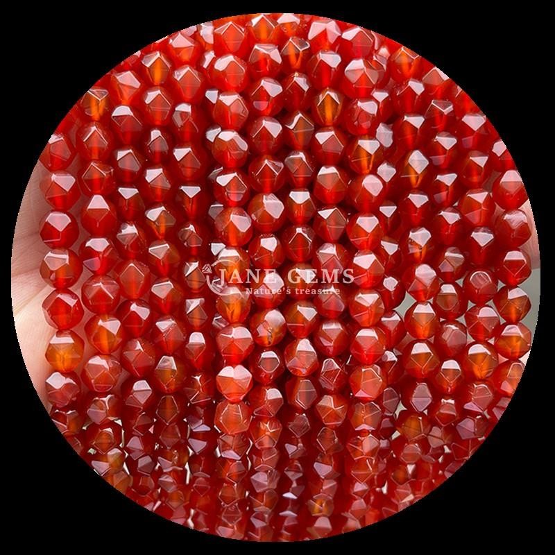Loose Natural Diamond Faceted Gem Beads Morganite Pink Aventurine Loose Strands for Jewelry Making