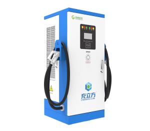 Wholesale DC200-1000V 60kW Double Gun Floor Mounted EV Charger For Commercial Use from china suppliers