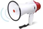 0.035KW 0.8KM Handheld Megaphone Bullhorn High Power Megaphones