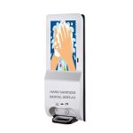 Indoor Automatic Hand Sanitizer Dispenser Media Displays LCD Digital Display