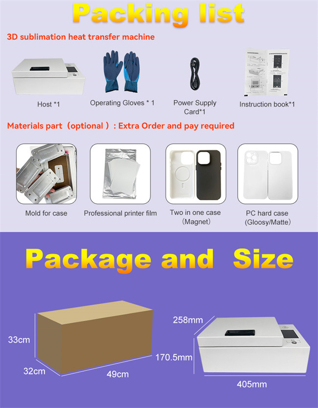 DAQIN Heat Transfer Printing Product 3d Sublimation Phone Case
