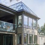 Villa Panoramic Glass Sunroom Transparent Safety Tempered Glass Ceiling Sunroom