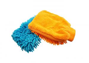 Wholesale Microfiber Chenille Car Cleaning Glove Mitt / Quick Dry Car Cleaning Glove / Car Wash Mitt from china suppliers