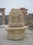 Antique Elephant Head Stone Marble Wall Water Fountain