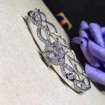 PIAGET brand jewelry Piaget Rose bracelet in 18K white gold set with 190