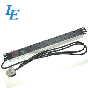 Wholesale 250VAC 13A Server Rack PDU Data Center Power Distribution Unit 19&quot; Surge Protection from china suppliers