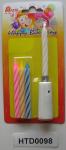 Decorative Spiral Musical Birthday Candle / Amazing Singing Birthday Candle