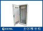 Front Access Outdoor Telecom Cabinet Galvanized Steel With Cabinet Security