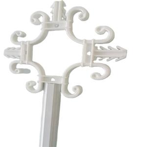 Wholesale 8*18mm White Plastic Georgian Glazing Bars Flower Hardware For Upvc Window from china suppliers